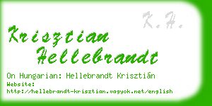 krisztian hellebrandt business card